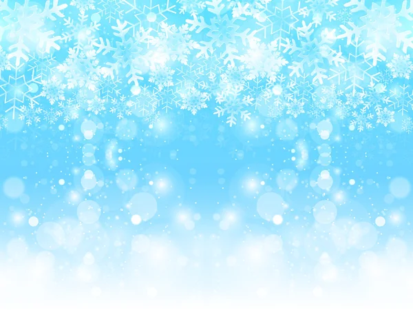 Christmas snow background 　 — 图库矢量图片